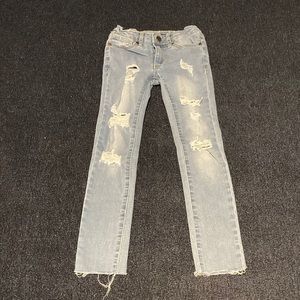 Joe’s distressed jeans